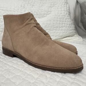 Gentle Souls by Kenneth Cole - Women's Suede Boots - Emma Zip Bootie Size 7